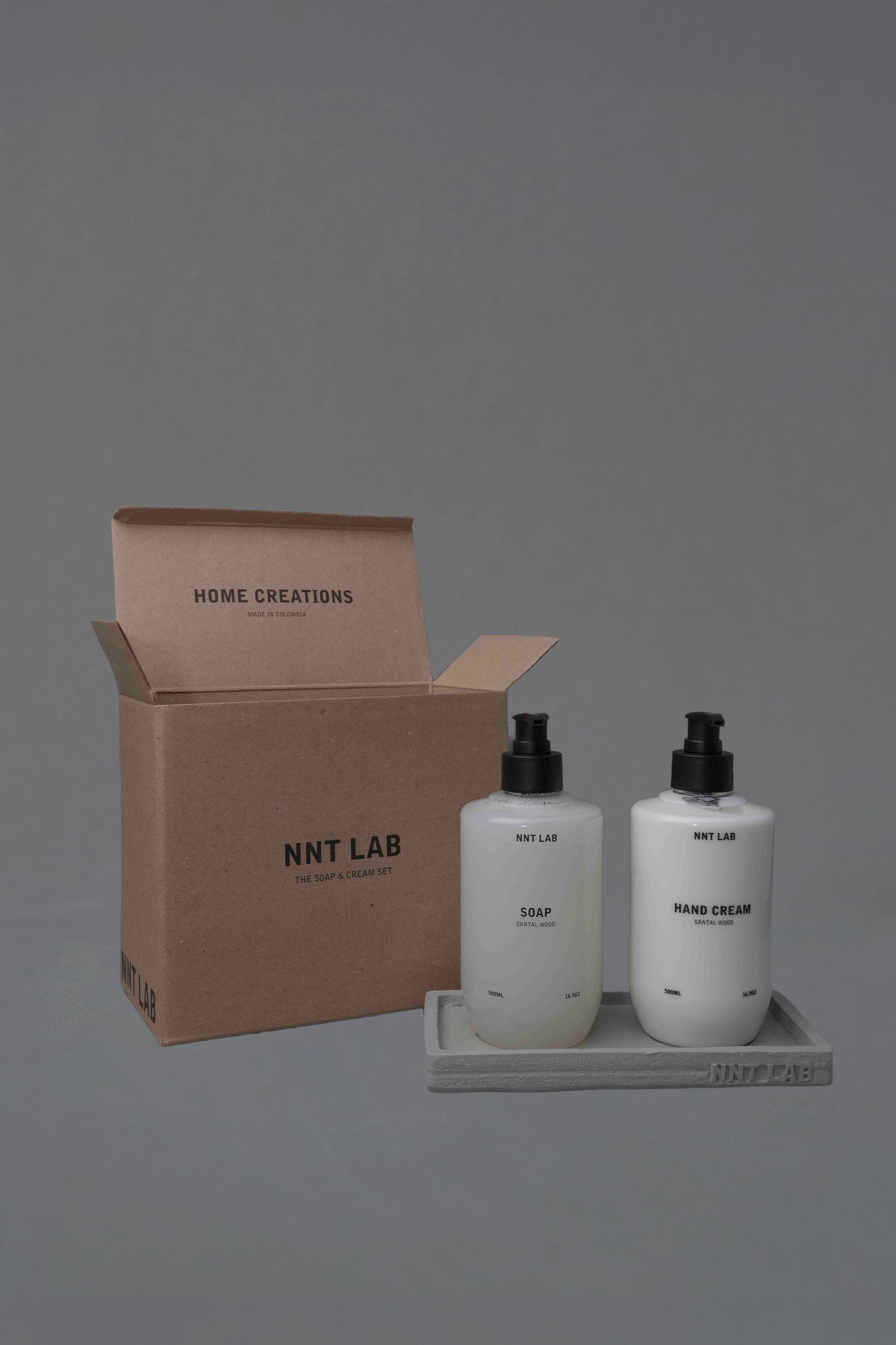 THE SOAP & CREAM SET — SANTAL WOOD