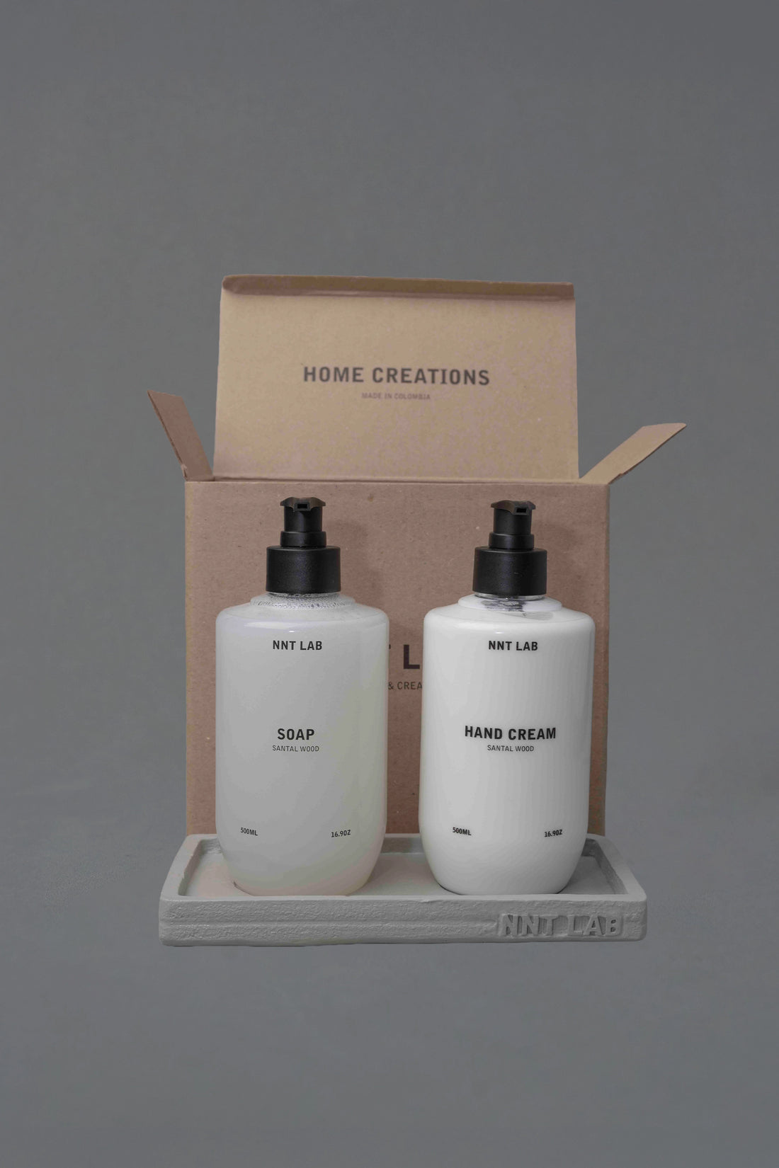 THE SOAP &amp; CREAM SET — SANTAL WOOD